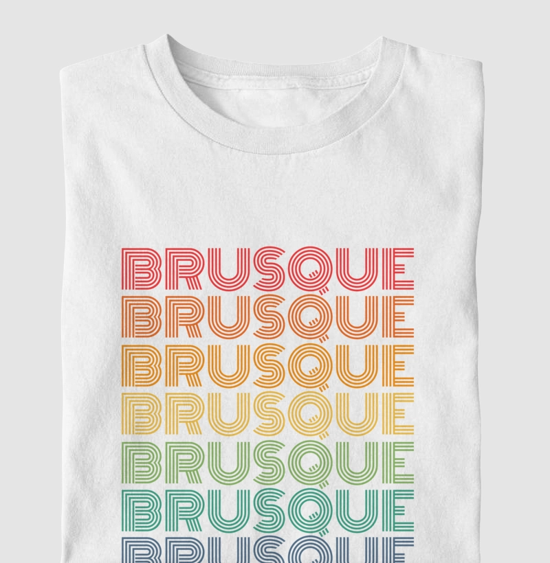 Brusque Letreiro Retrô