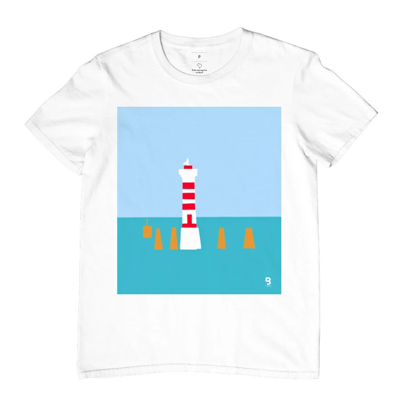 Camiseta Reserva Ink - Farol de Maceió Praia Ponta Verde