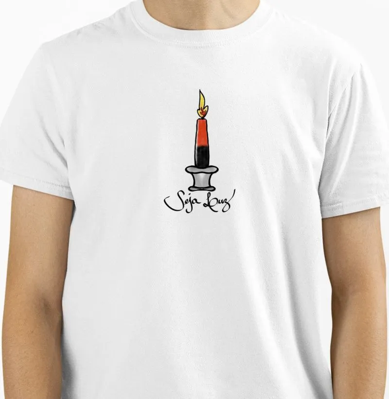 Seja Luz (Vela preta e Vermelha)