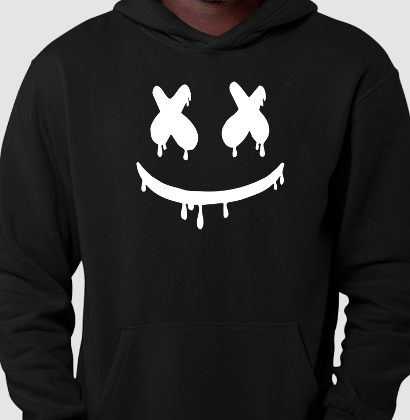 Moletom Hoodie - Fake Smile (V. White)
