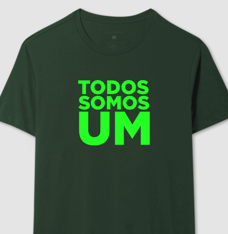 Camiseta Todos Somos Um