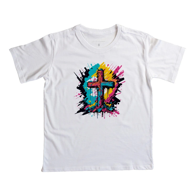 Camiseta Infantil Cruz