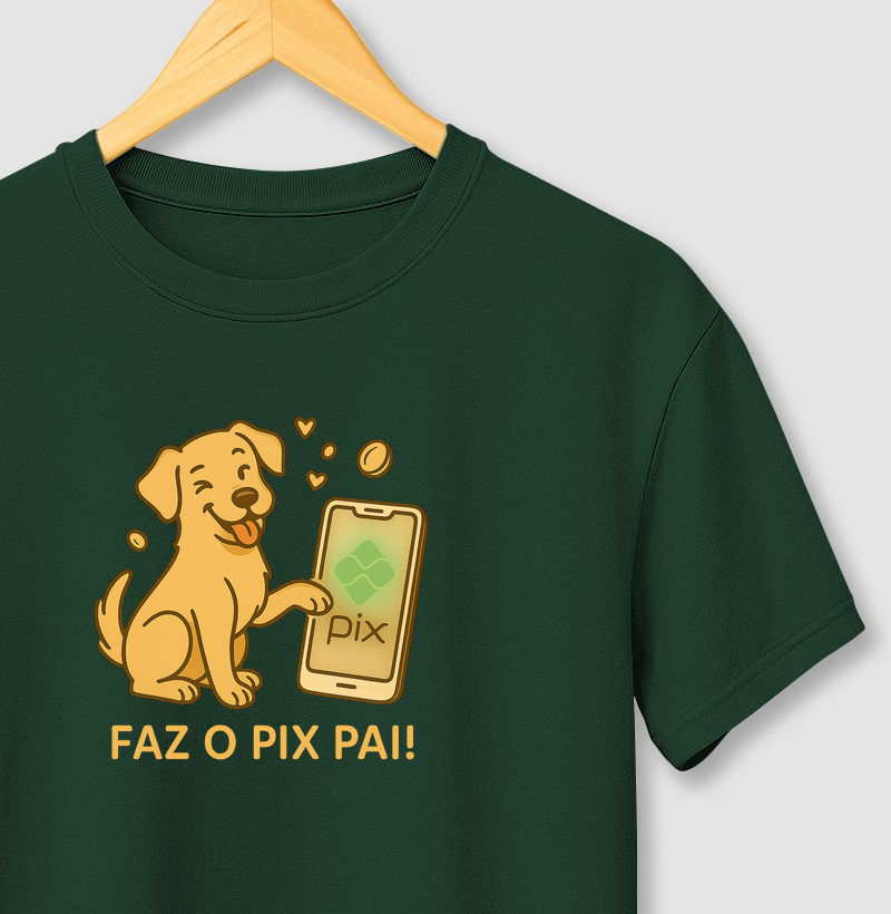 Camiseta Dia dos Pais - Pix Pai