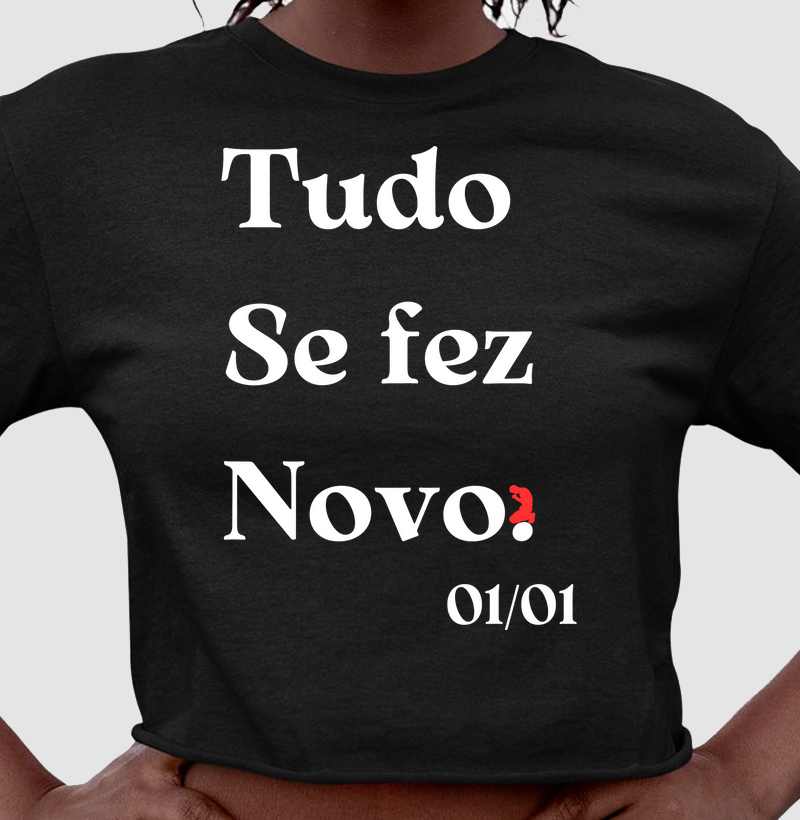 Tudo Se fez Novo. (letra branca)
