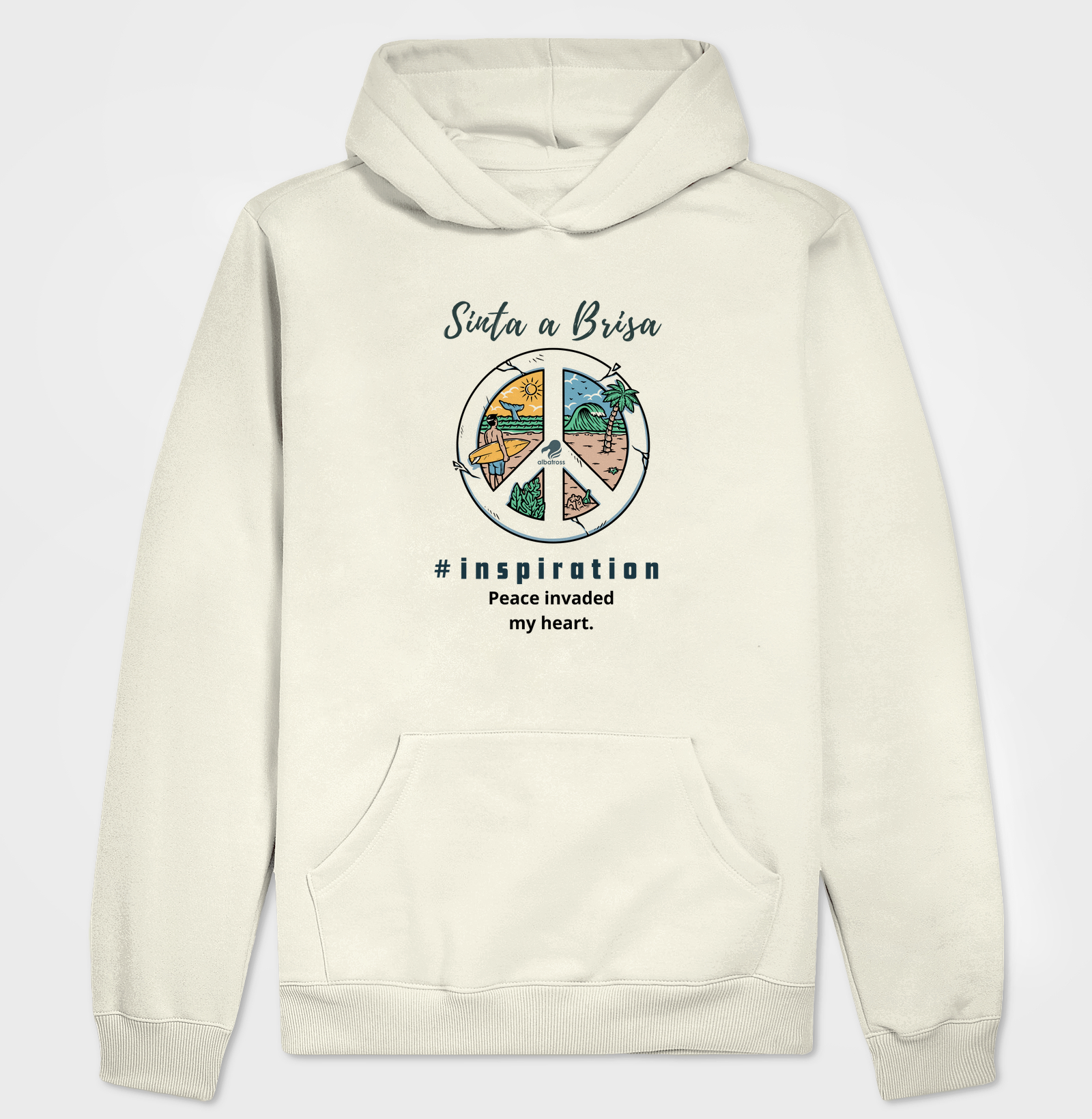 A paz invadiu meu coração