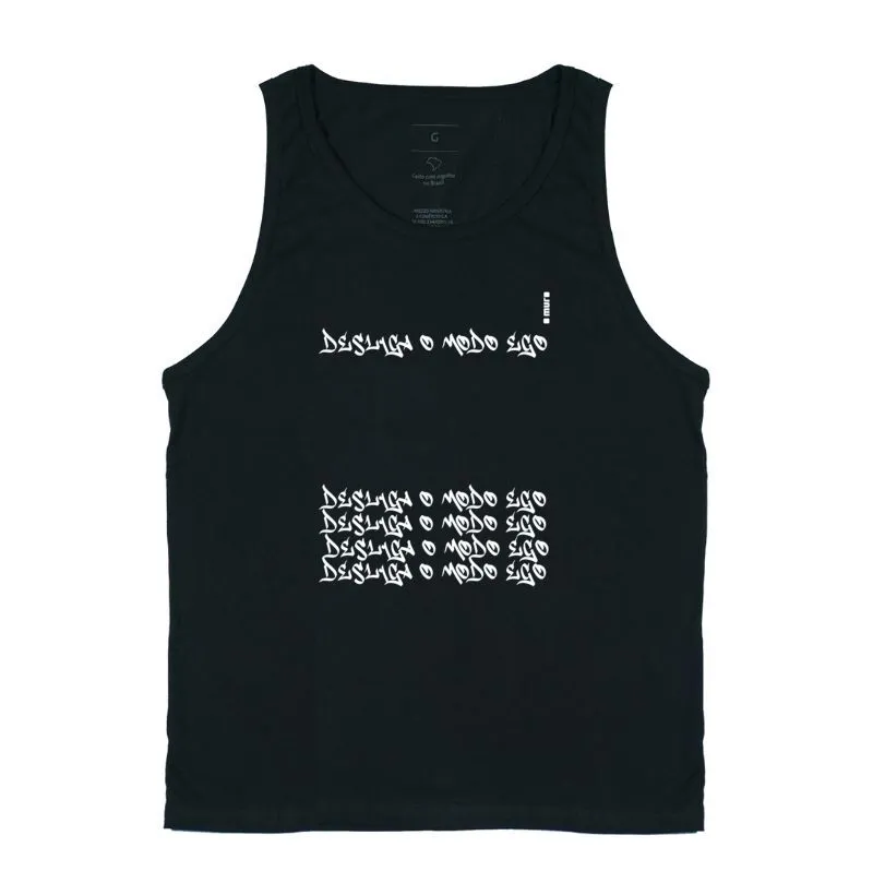 camiseta regata | desliga o modo ego