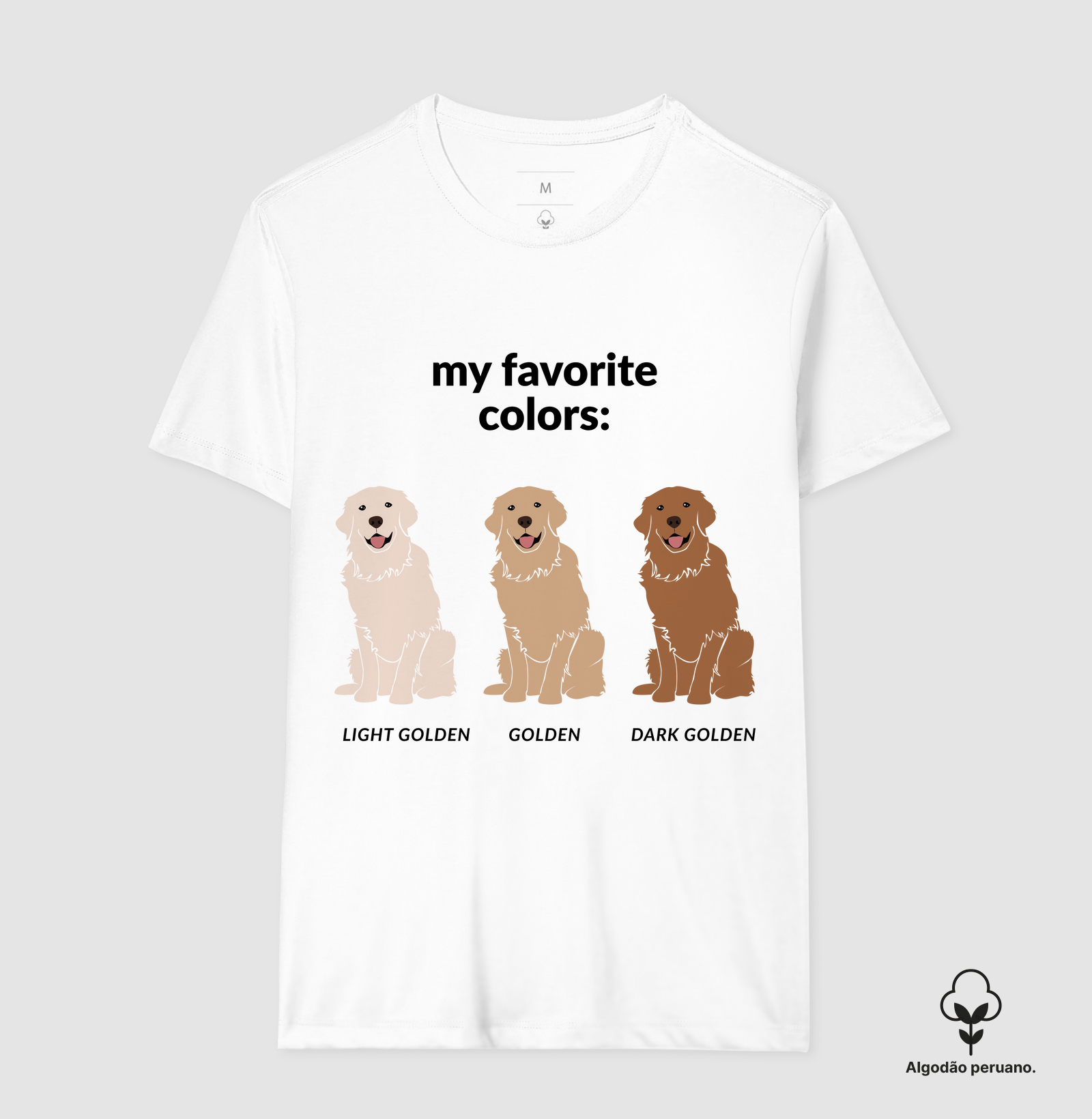 Camisa  Algodão Peruano Cores do Amor