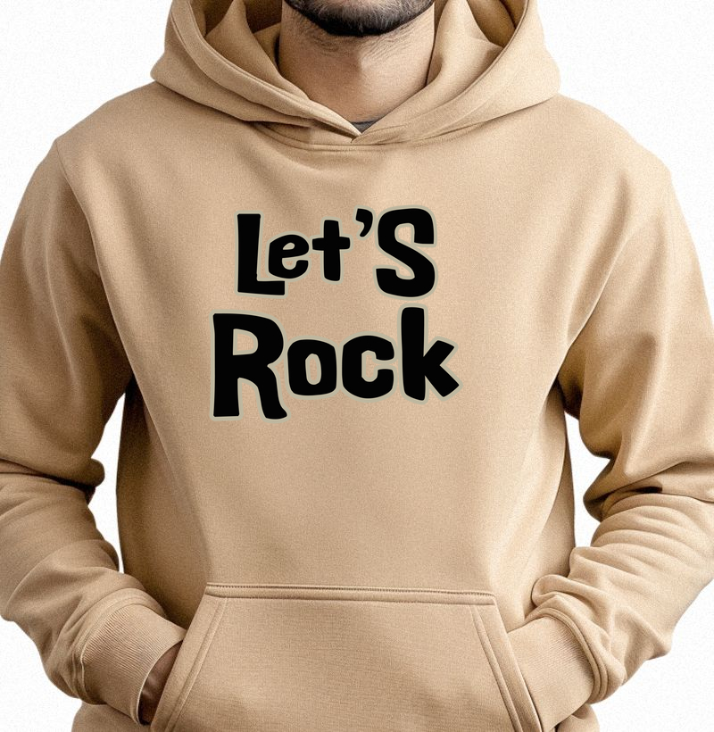 Let’s Rock: Moletom com Bolso - Vibração e Estilo para os Amantes do Rock