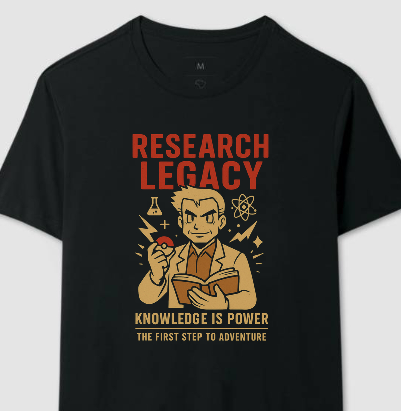 Research Legacy Professor Oak Pokémon Retro Series
