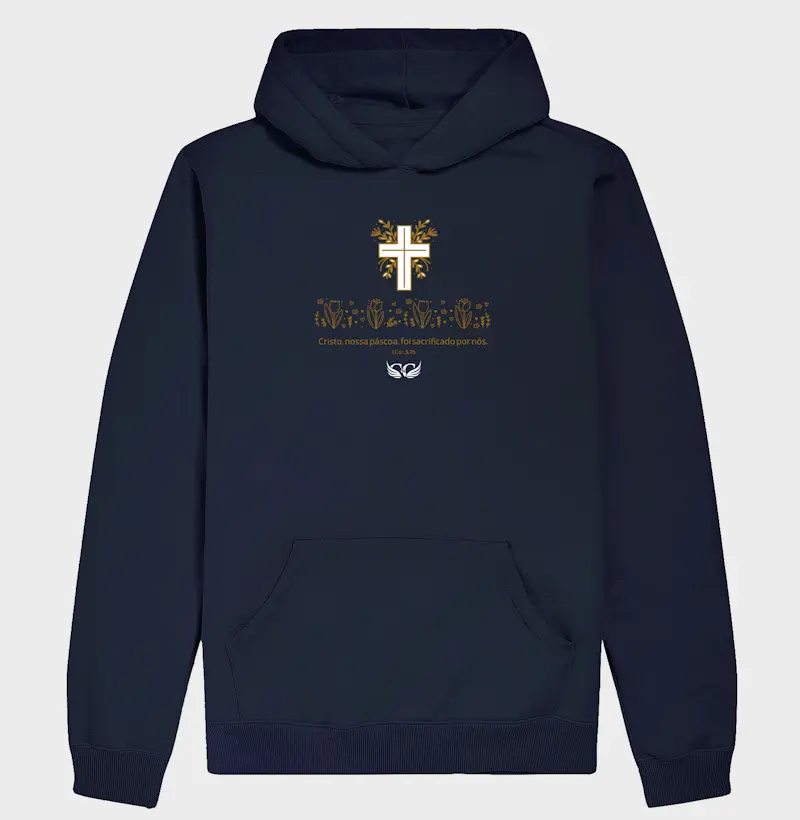 Hoodie Moletom Cristo nossa Páscoa