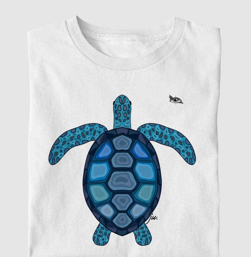 Camiseta Tartaruga Azul