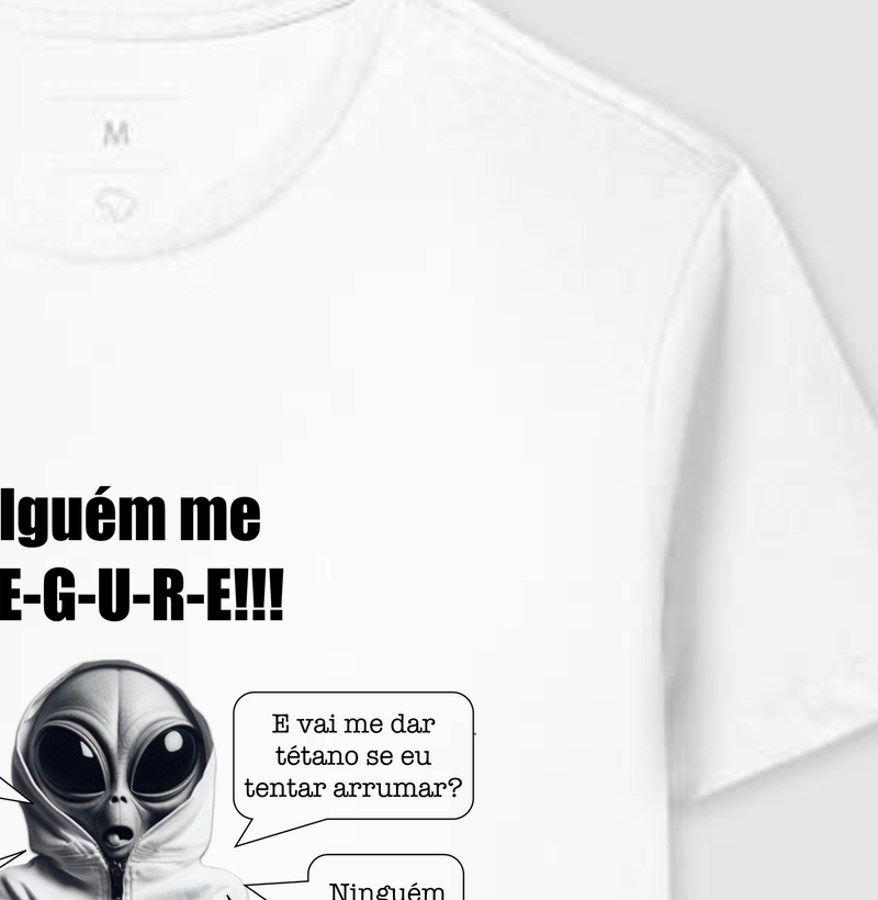Edição Limitada - Camiseta de Lasanheiro - Alguém me segure 