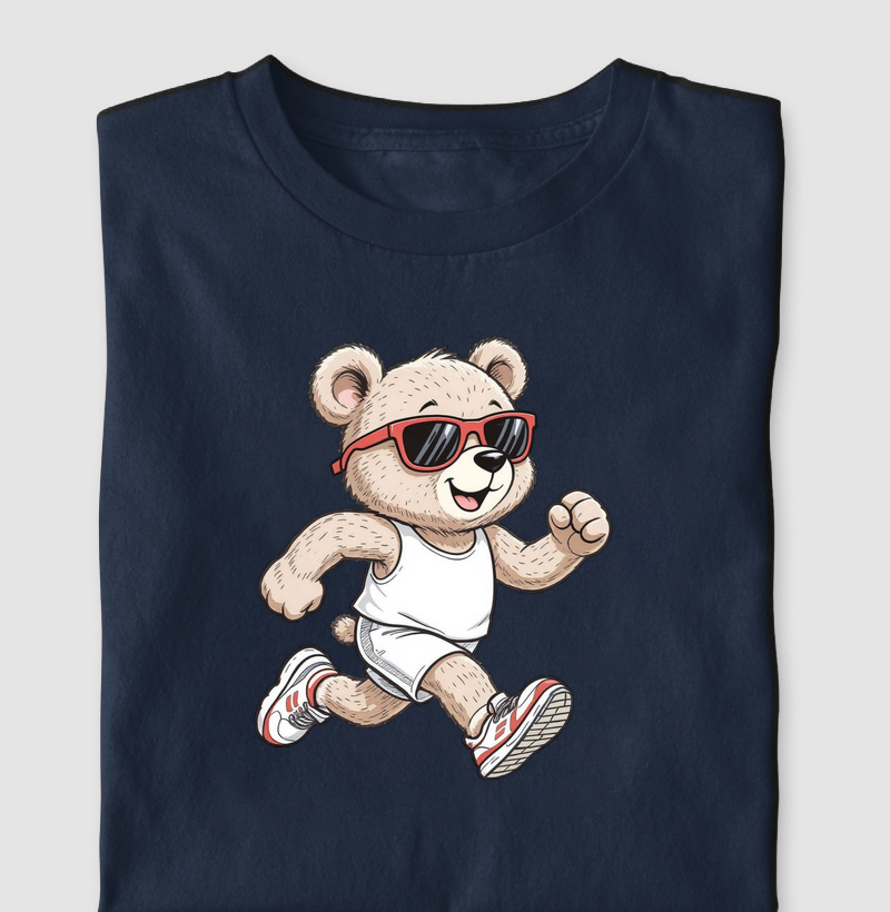Runner Bear - sunglasses