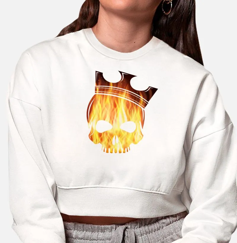 Crown Botafogo - Moletom Cropped
