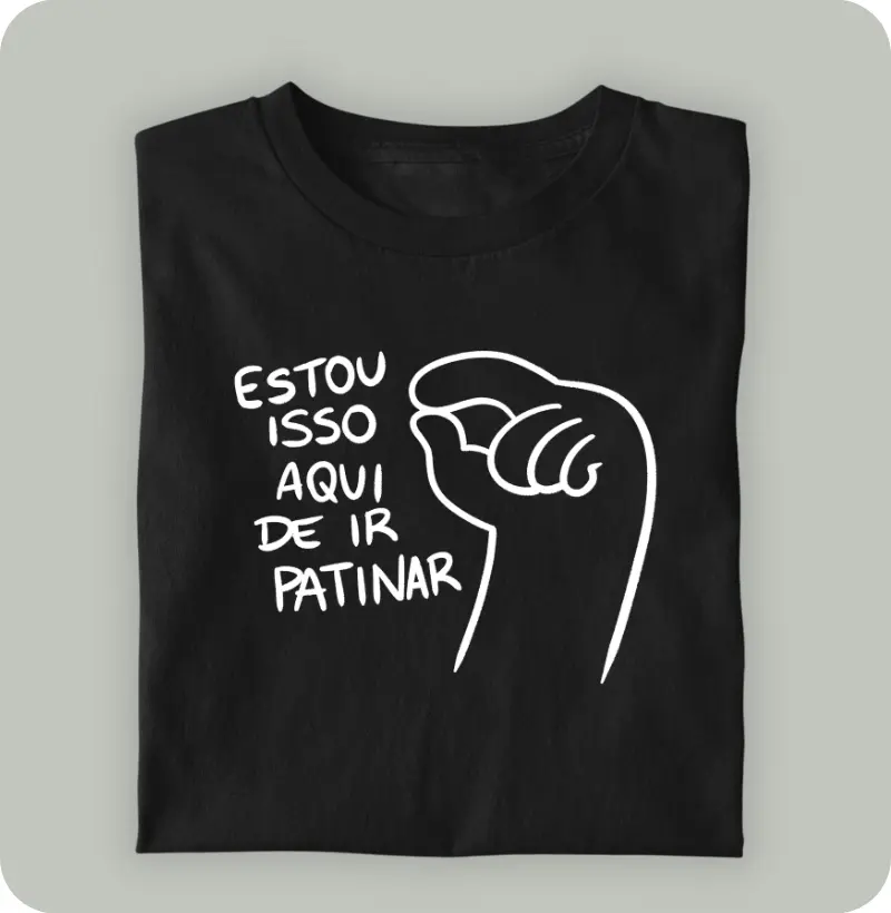 Largar tudo e ir patinar