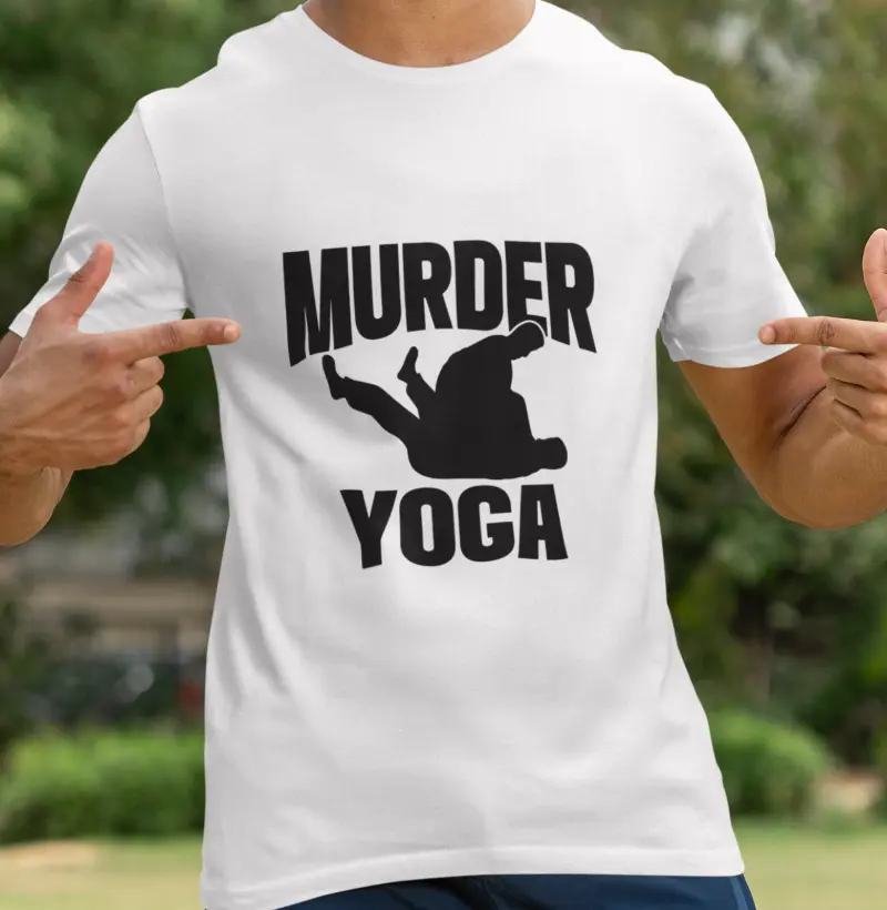 Camiseta Murder Yoga - Qualidade Reserva