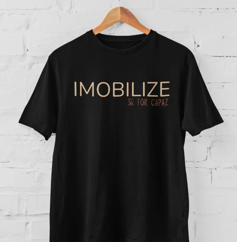 T-shirt Armlock Imobilize se for capaz