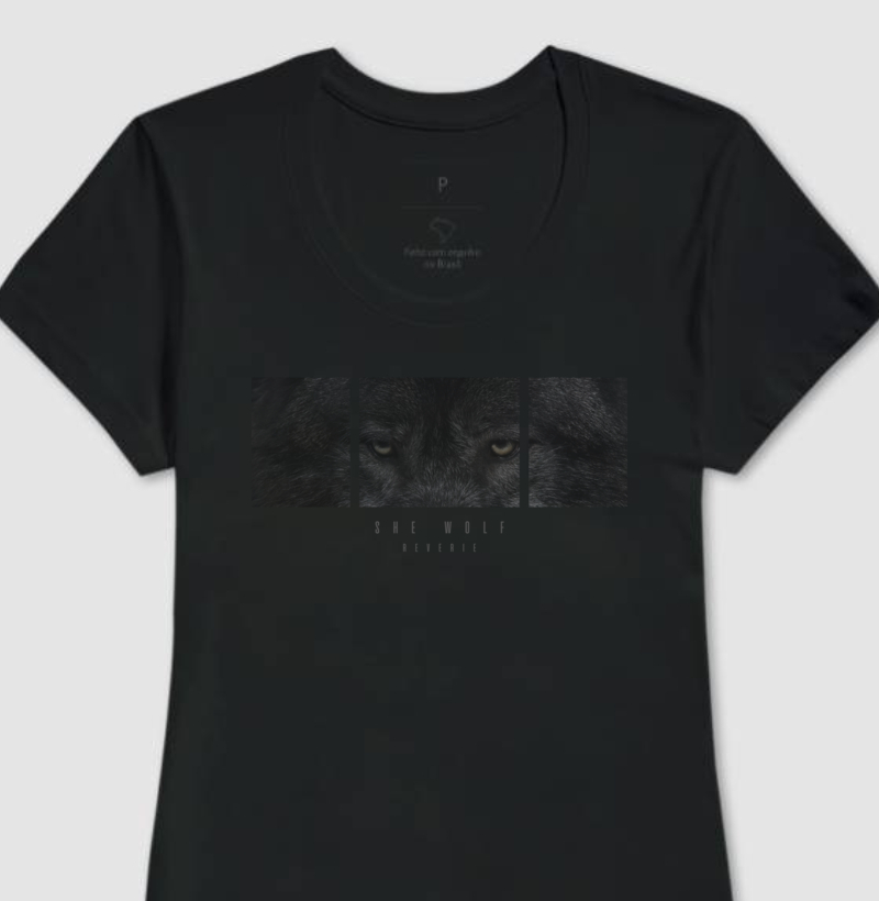 Camiseta Feminina She wolf