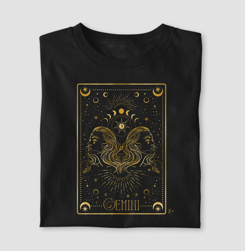 Camiseta Signos GÊMEOS - LETTER