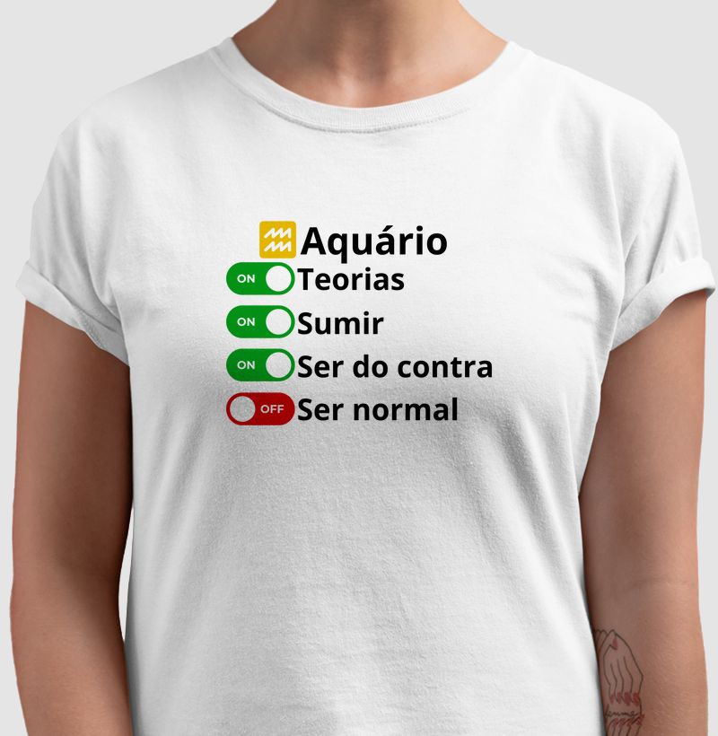 Camiseta Aquário Vision
