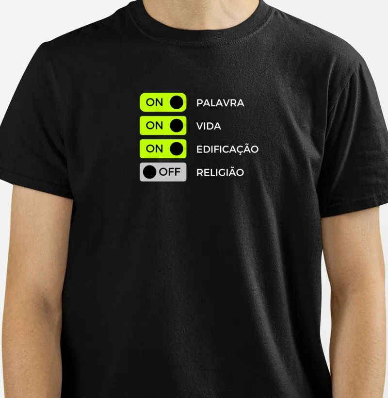 Camiseta Masculina "ON/OFF"