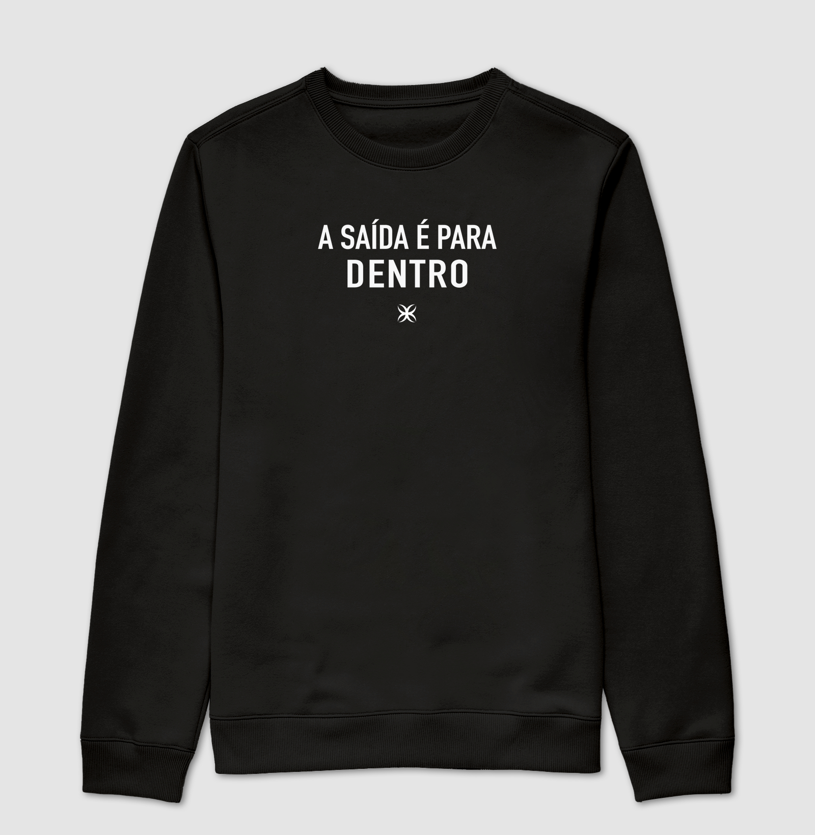 A saída é para dentro