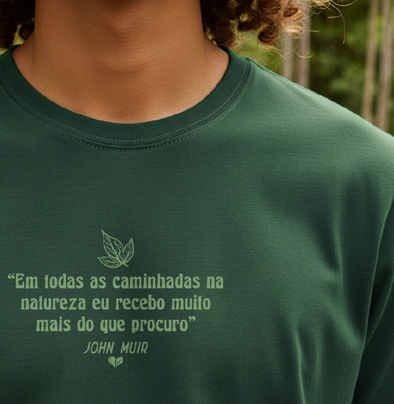 Em todas as caminhadas na natureza - John Muir