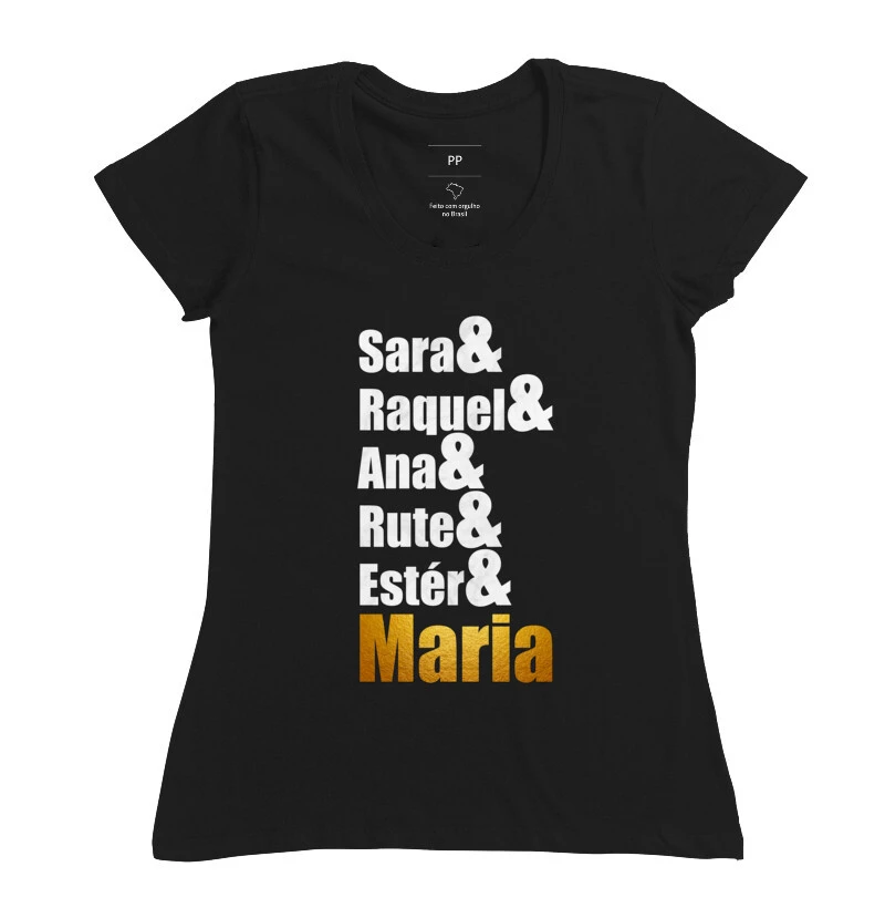 Camisa - T-Shirt - Mulheres bíblicas