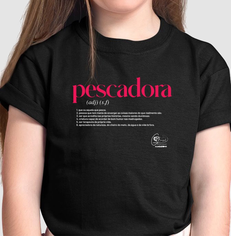 CAMISETA PESCADORA KIDS BY GABI BRASIL