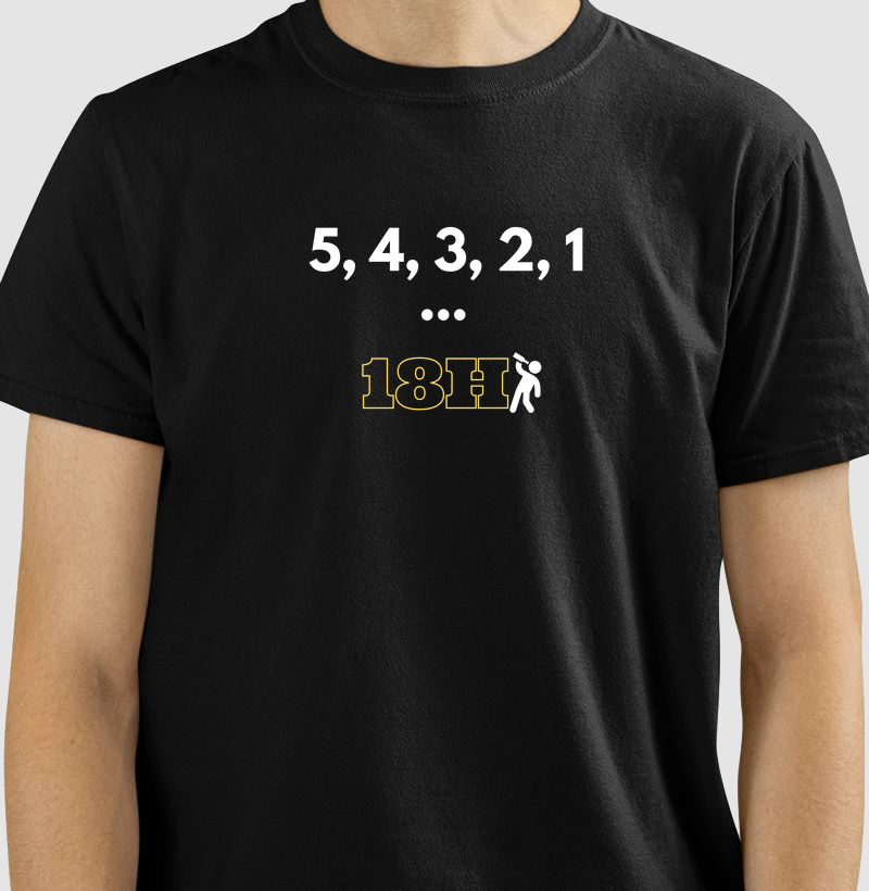 5, 4, 3, 2, 1 ... 18H