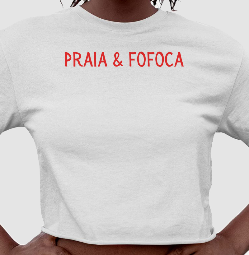 Cropped | Praia & Fofoca