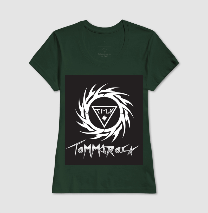 camisa banda tomma rock  fem