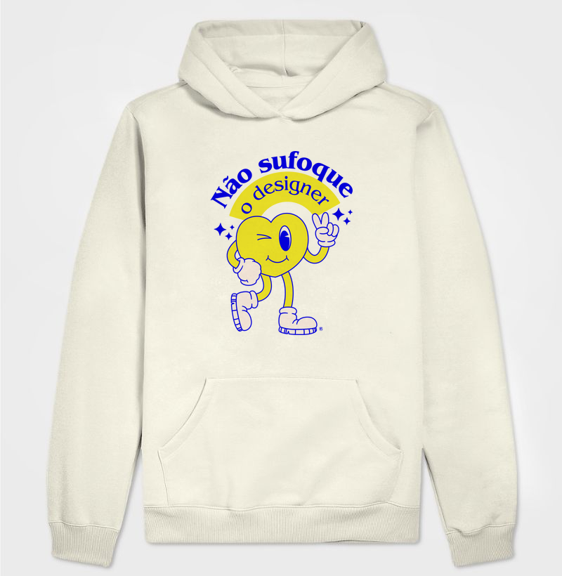 Hoodie Moletom Não sufoque o designer