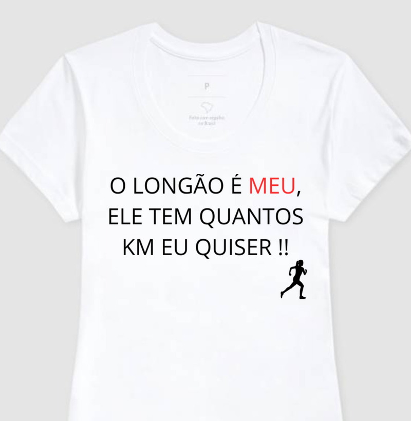 Camiseta longão feminina 
