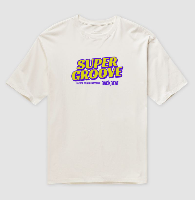 Oversized Super Groove  - Off White