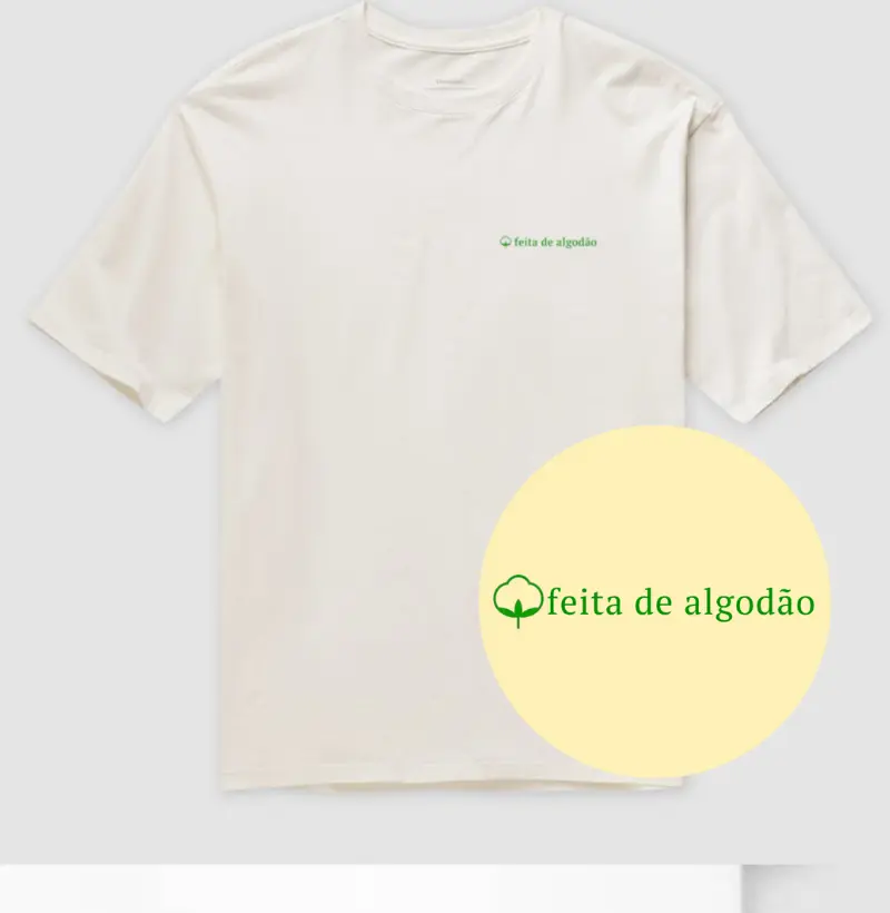 Feita de algodão