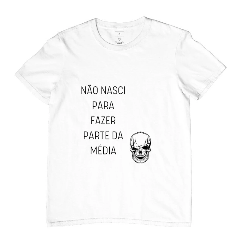 Não nasci para fazer parte da média