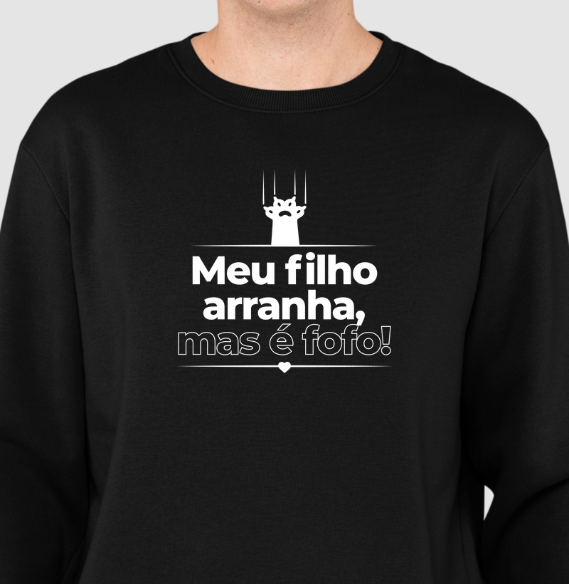Meu filho arranha, mas é fofo!