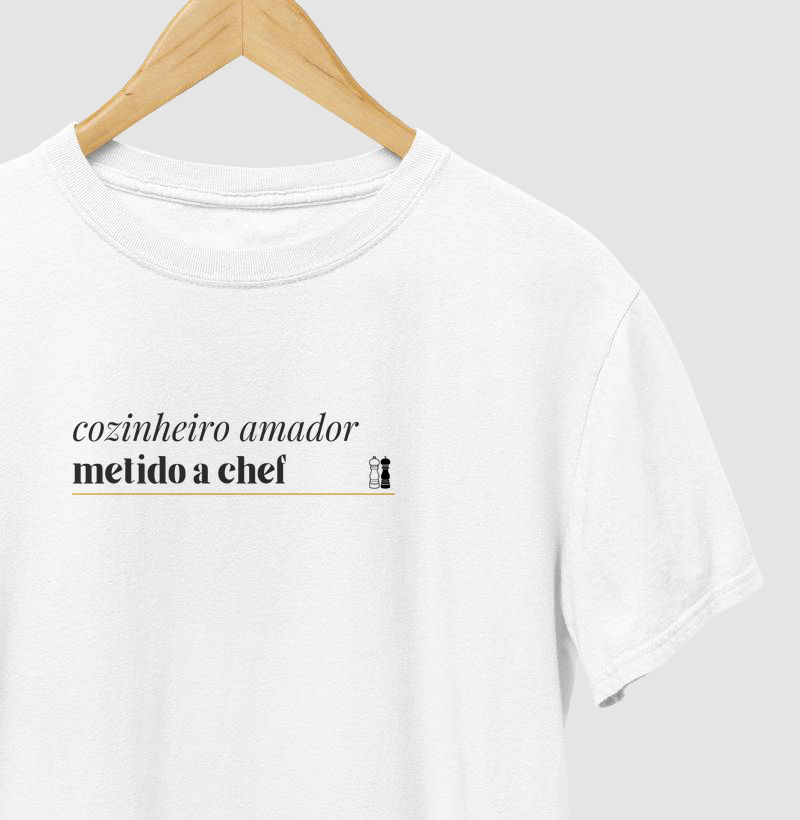cozinheiro amador metido a chef