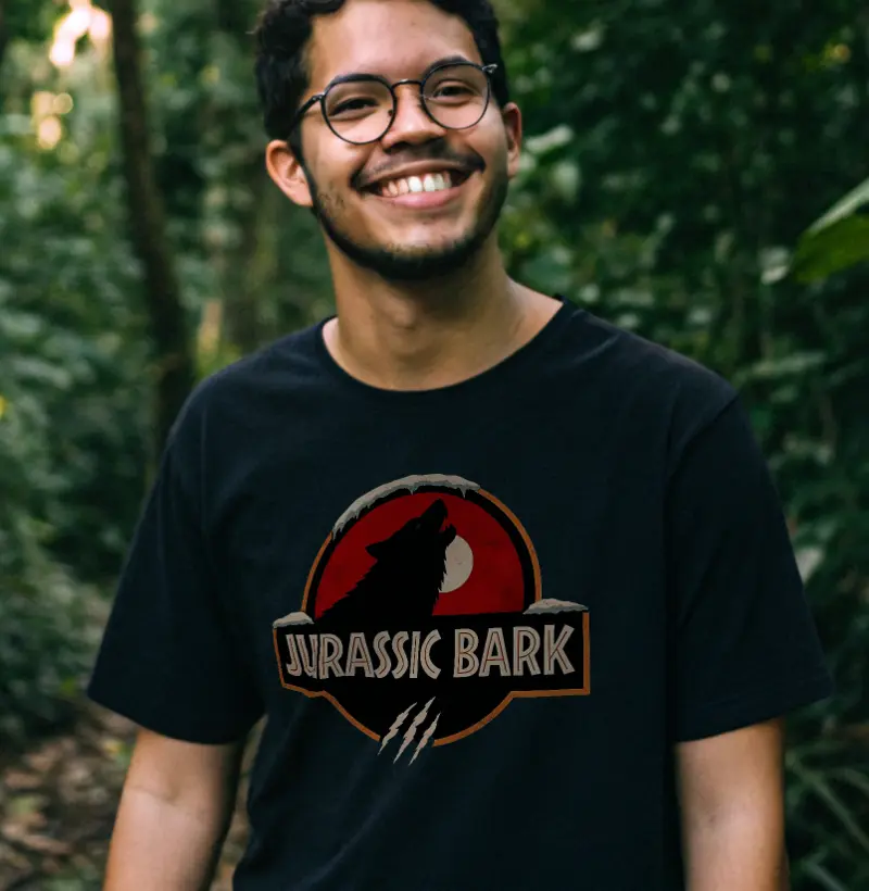 Tee Algodão Peruano - Jurassic Bark