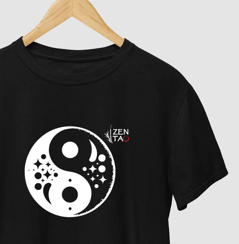 Yin-Yang: stoned logo – estampa branca