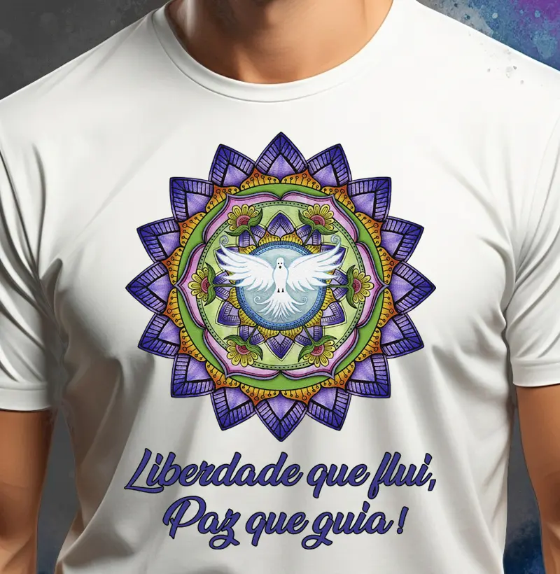 Liberdade que flui, paz que guia!