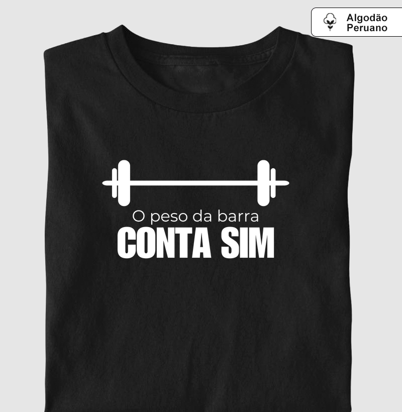O peso da barra conta sim