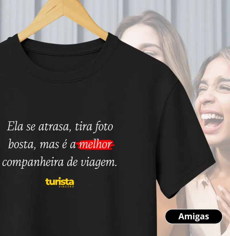 Ela se atrasa...