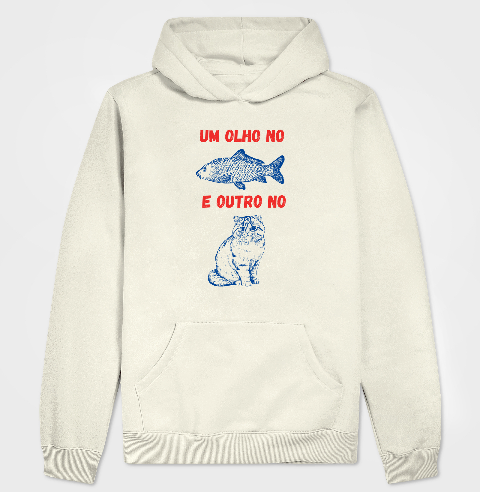 Um olho no peixe e outro no gato