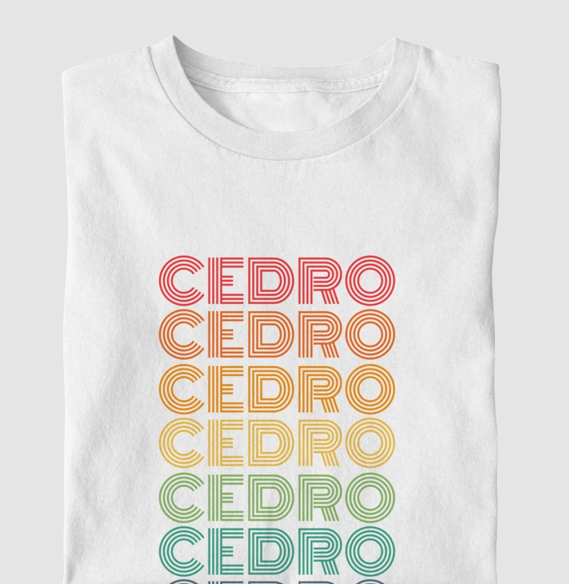 Cedro Letreiro Retrô