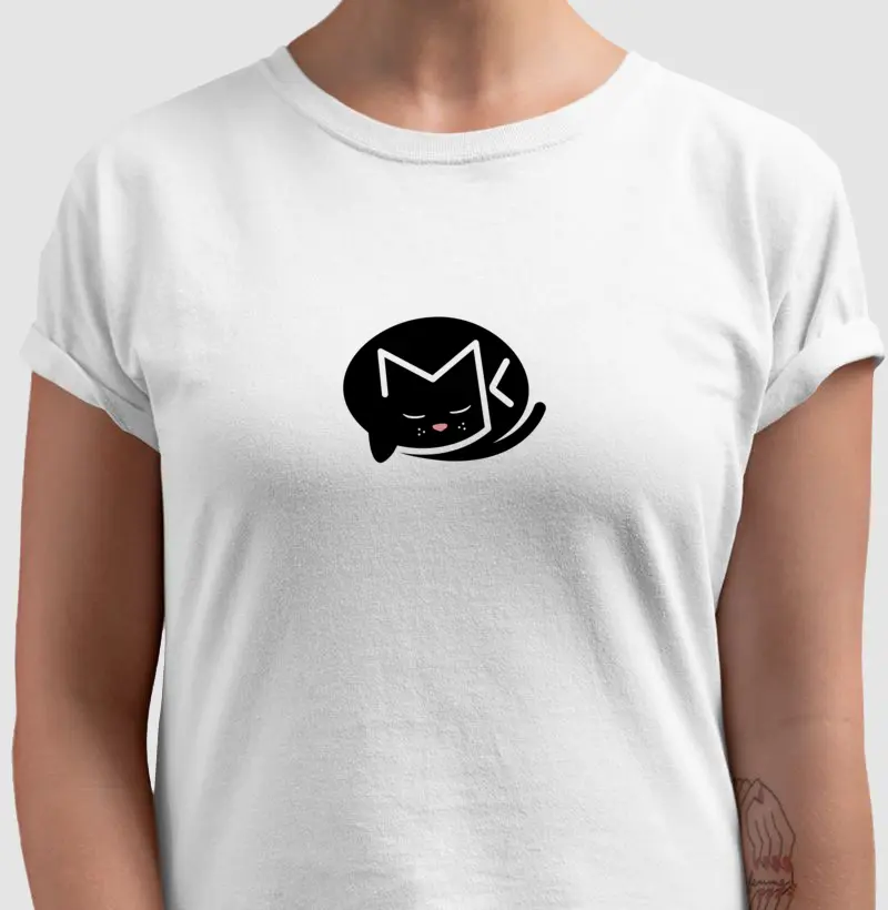 Camisa Mr.keem-MK Gatinho dorminhoco