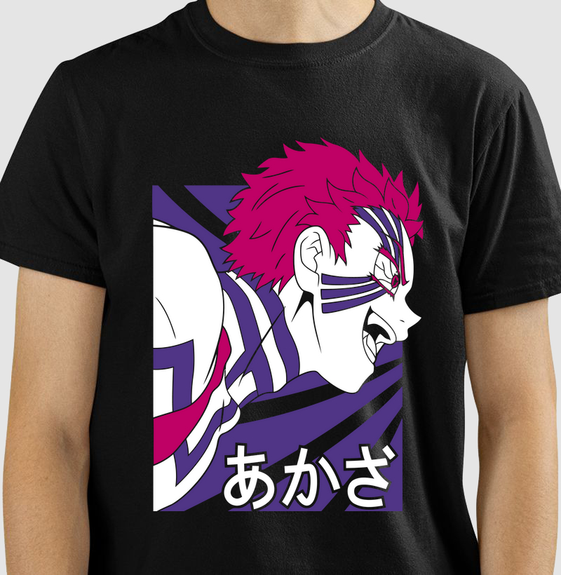Camiseta Akaza - Demon Slayer