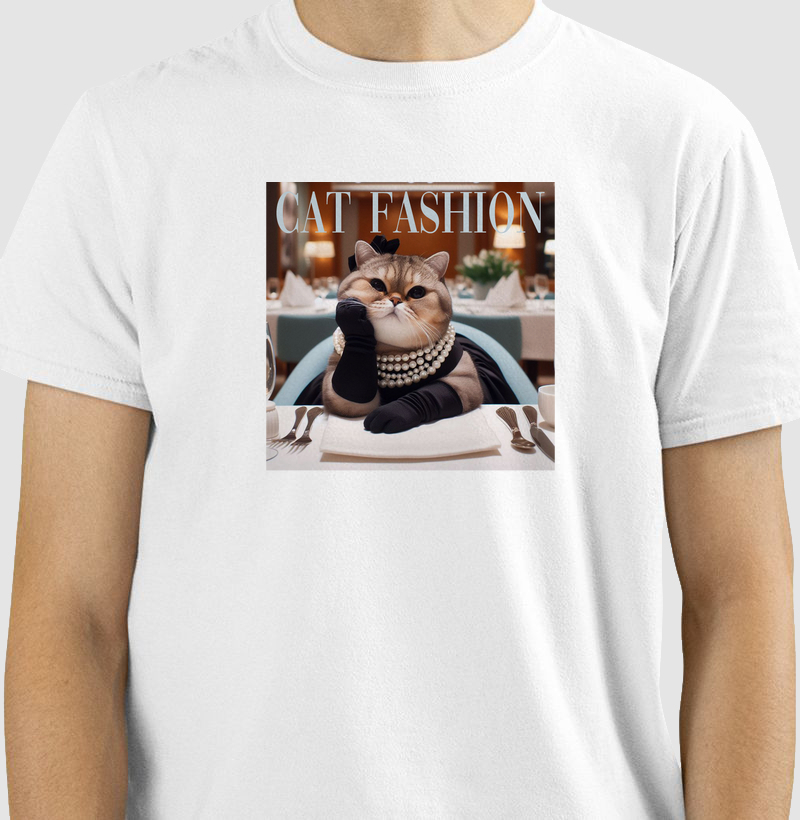 Camiseta cat fashion 