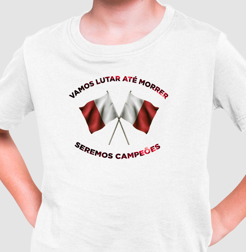 Camiseta Infantil Bandeiras